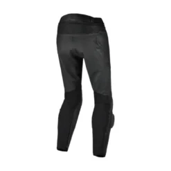 Pantaloni In Pelle Macna Ovito Nero Allungato
