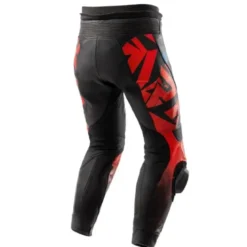 Pantaloni In Pelle Rebelhorn Inferno Nero Blu Bianco Rosso