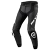 Pantaloni In Pelle Revit Apex Nero Bianco Allungato
