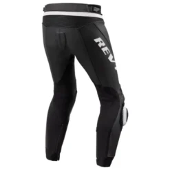 Pantaloni In Pelle Revit Apex Nero Bianco Allungato