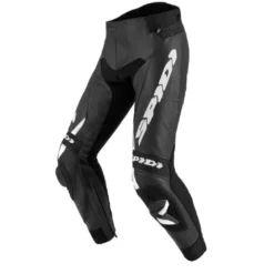 Pantaloni in Pelle Spidi Rr Pro 2 Wind Nero/Bianco