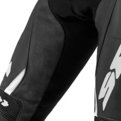 Pantaloni in Pelle Spidi Rr Pro 2 Wind Nero/Bianco