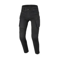 Pantaloni In Tessuto e Jeans Macna Durham Easy Fit Nero Accorciato