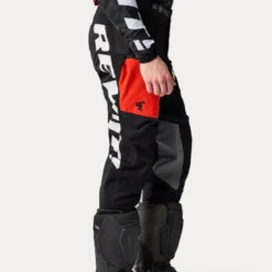 Pantaloni In Tessuto Revit Lejano Nero Rosso Standard