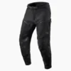 Pantaloni In Tessuto Revit Surface Nero Accorciato