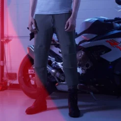 Pantaloni in Tessuto Spidi Moto Jogger Militare