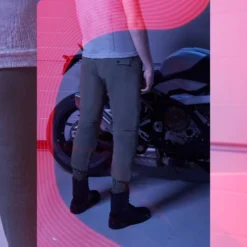 Pantaloni in Tessuto Spidi Moto Jogger Militare