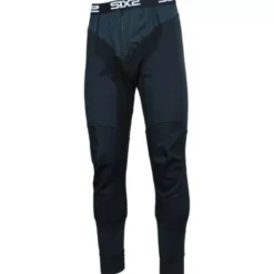 Pantaloni Tecnici Termici Antivento Unisex Sixs WTP-2 Nero