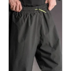 Pantaloni Unisex Antipioggia Ls2 X-Rain Nero H-V Giallo