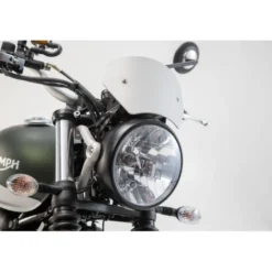 Parabrezza Argento. Triumph Street Scrambler 900 (16-).