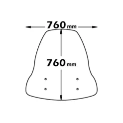 Parabrezza Isotta Alta Protezione Per Benelli 491