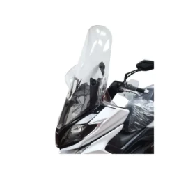 Parabrezza Isotta Alta Protezione per KYMCO Downtown 350 dal 2015 al 2020 Con Serigrafia Anti Refrazione Solare