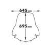 Parabrezza Isotta Alta Protezione Per X-Max 125-250 2006-2009