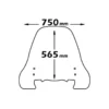 Parabrezza Isotta Alta Protezione PEUGEOT V - CLIC dal 2008 al 2012 50