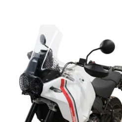 Parabrezza Isotta Alto Con Spoiler Laterali per Ducati Desert X 2022 Trasparente