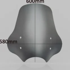 Parabrezza Isotta Alto per Royal Enfield Meteor 350 Fireball dal 2021