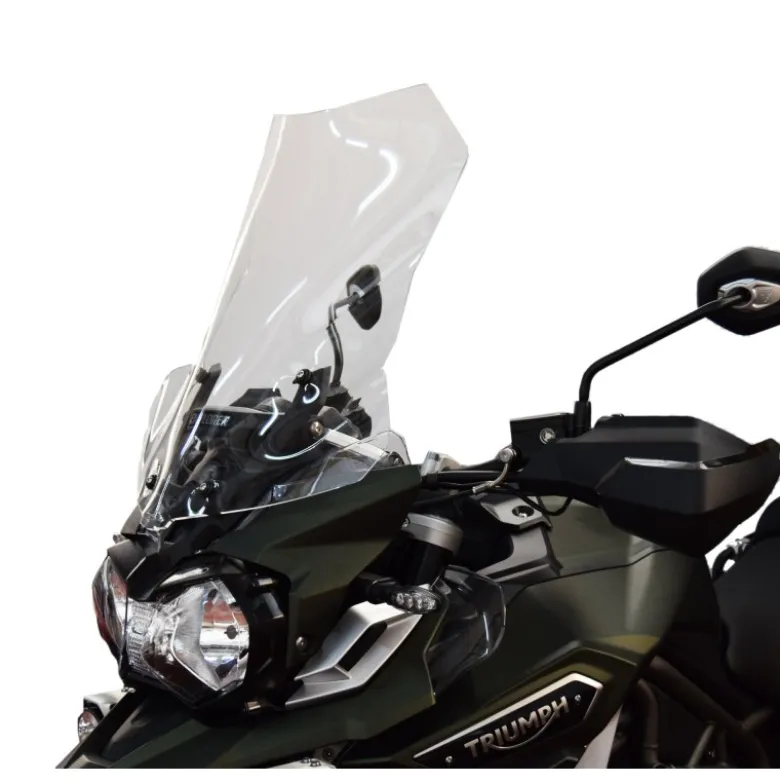 Parabrezza Isotta Che Monta per Triumph Tiger Xc Explorer 1200 Fumé Chiaro