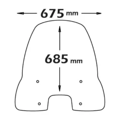 Parabrezza Isotta Classic per Askoll Es1 - Es2 - Es3