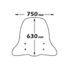 Parabrezza Isotta Classic per Piaggio Beverly 125 / 200 - Kit Completo Cod. Cls330 Con Supporto A/708