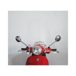 Parabrezza Isotta Classic per Vespa Lx 50/125/150 dal 2005 al 2014 Fumè - Kit Completo
