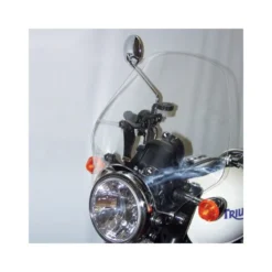 Parabrezza Isotta Di Piccole Dimensioni per Triumph Bonneville dal 2008 al 2012 Trasparente