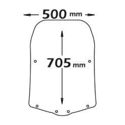 Parabrezza Isotta Di Ricambio Per Tricity 125 - 155