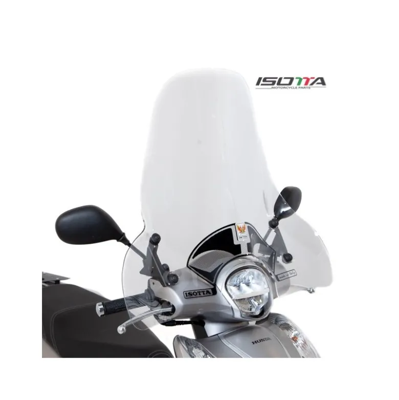 Parabrezza Isotta Media Protezione Con Serigrafia Anti Refrazione Solare Honda Sh Mode 125