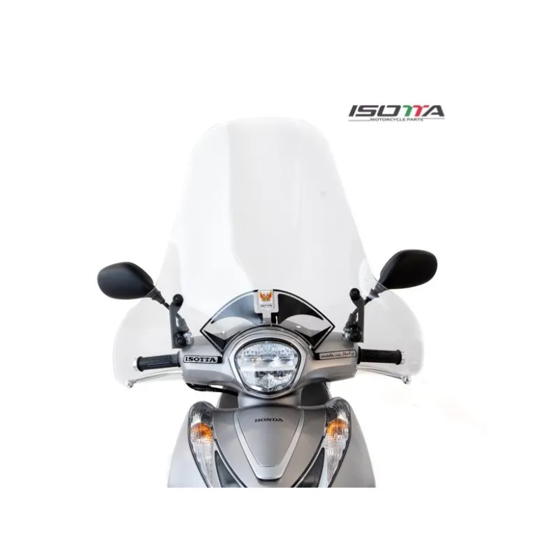 Parabrezza Isotta Media Protezione Con Serigrafia Anti Refrazione Solare Honda Sh Mode 125