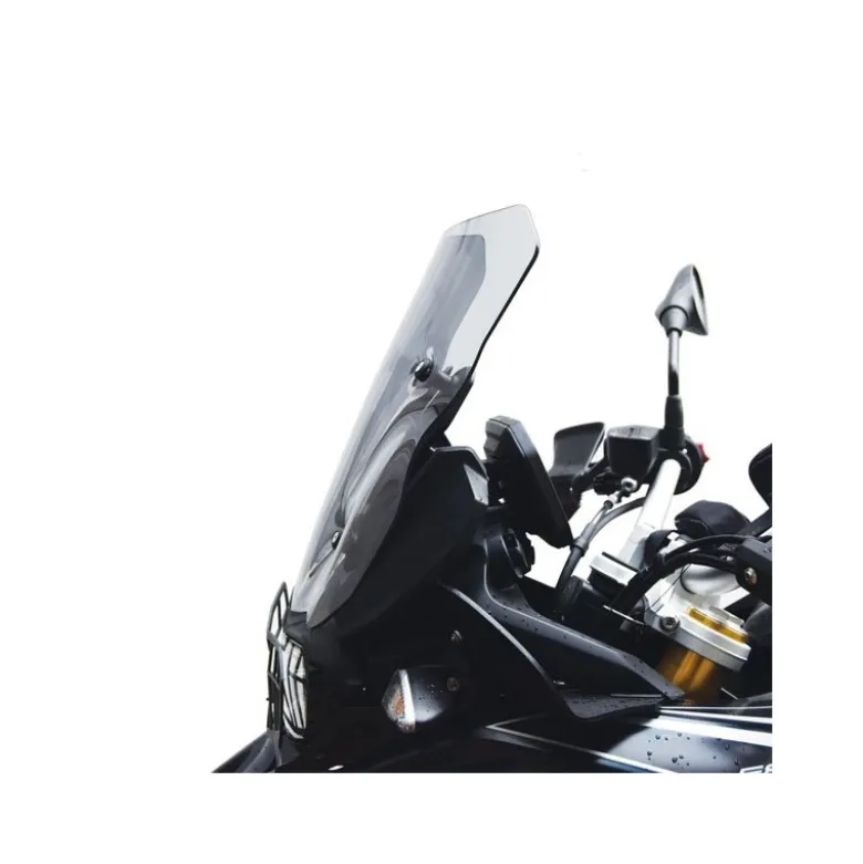 Parabrezza Isotta Media Protezione per BMW F 850 Gs Su Attacchi E Telaio Originale Fumé Chiaro