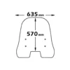 Parabrezza Isotta Media Protezione per Honda Sh 50 dal 1989 al 1993