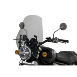 Parabrezza Isotta Medio per Royal Enfield Super Meteor 650 Fumé Chiaro