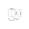 Parabrezza Isotta Sportivo A Inclinazione Variabile per BMW R1150 R dal 1999 al 2006 Trasparente