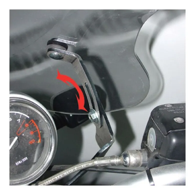 Parabrezza Isotta Sportivo A Inclinazione Variabile Per Bmw R1150 R 1999 - 2006 Fumè Chiaro