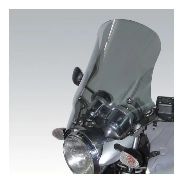 Parabrezza Isotta Sportivo A Inclinazione Variabile Per Bmw R1150 R 1999 - 2006 Fumè Chiaro