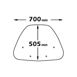 Parabrezza Isotta Summer Hd Evo 125 (2006-2016) E 200 (2010-2017)