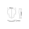 Parabrezza Isotta Tipo Originale Per Bmw K1200 Gt 2006-2008 E K1300 Gt 2009-2011 Trasparente