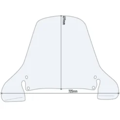 Parabrezza Kappa KD199ST Trasparente