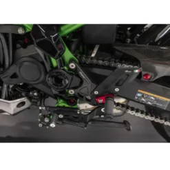 Pedane Regolabili Con Poggia Piedi Fissi FTRKA015 Lightech per Kawasaki