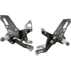 Pedane Regolabili Con Poggia Piedi Fissi (Track Use)  FTRDU014 Lightech