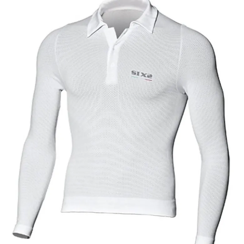 Polo Intima Tecnica Termica Sixs POL2 Bianco Carbon