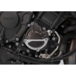 Protezione del coperchio del vano motore Nero/Argento. Yamaha MT-10 / SP (16-).