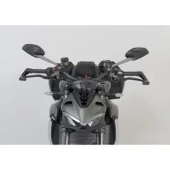 Protezioni della leva Sw-Motech Nero. Ducati Streetfighter V2, Triumph Daytona.