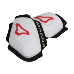 Protezioni Ginocchia Macna Knee Slider MotoGP Pro Bianco Rosso