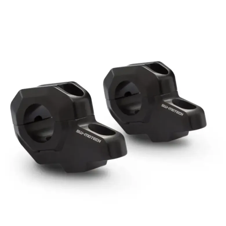 Riser Manubrio Inclinati Sw-Motech Diametro 28 mm Nero