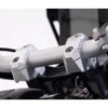 Riser Manubrio Inclinato Regolabile Sw-Motech Diametro 28 mm Argento