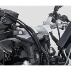 Riser Manubrio Inclinato Regolabile Sw-Motech Diametro 28 mm Argento