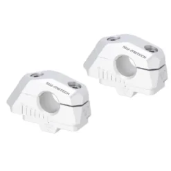 Riser Manubrio Inclinato Regolabile Sw-Motech Diametro 22 mm Argento.