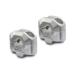 Riser Manubrio Sw-Motech Diametro 22 mm Argento