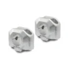 Riser Manubrio Sw-Motech Diametro 28 mm Argento