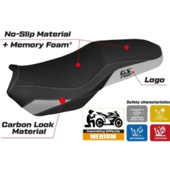 Rivestimento sella compatibile - BMW F 900 GS Adventure 2025 - mod Selb Comfort System